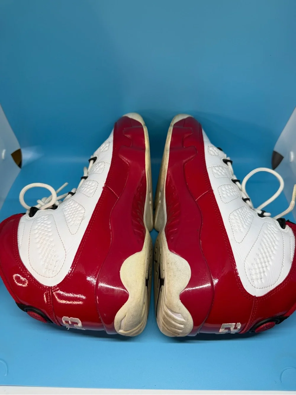 Jordan Kids Basketball Sneakers in White and Red
